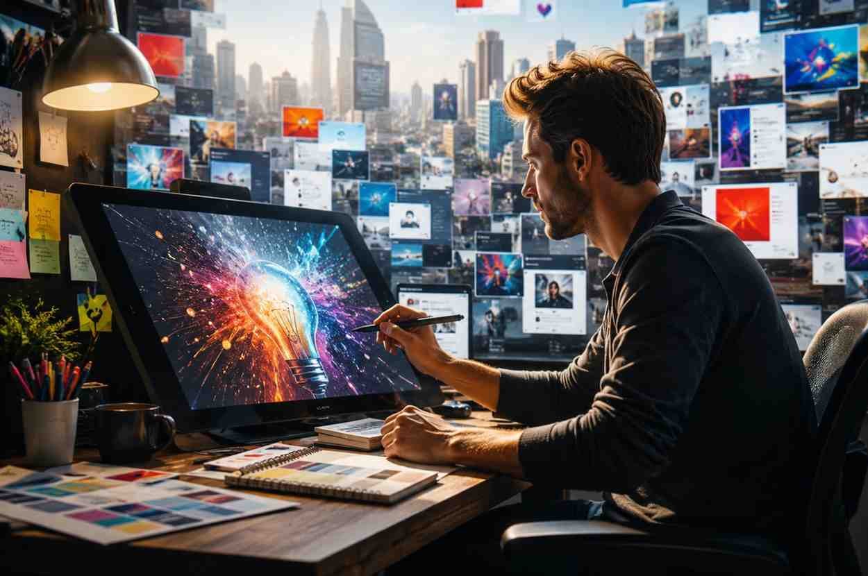 Creativity Matters More in Saturated Digital Spaces