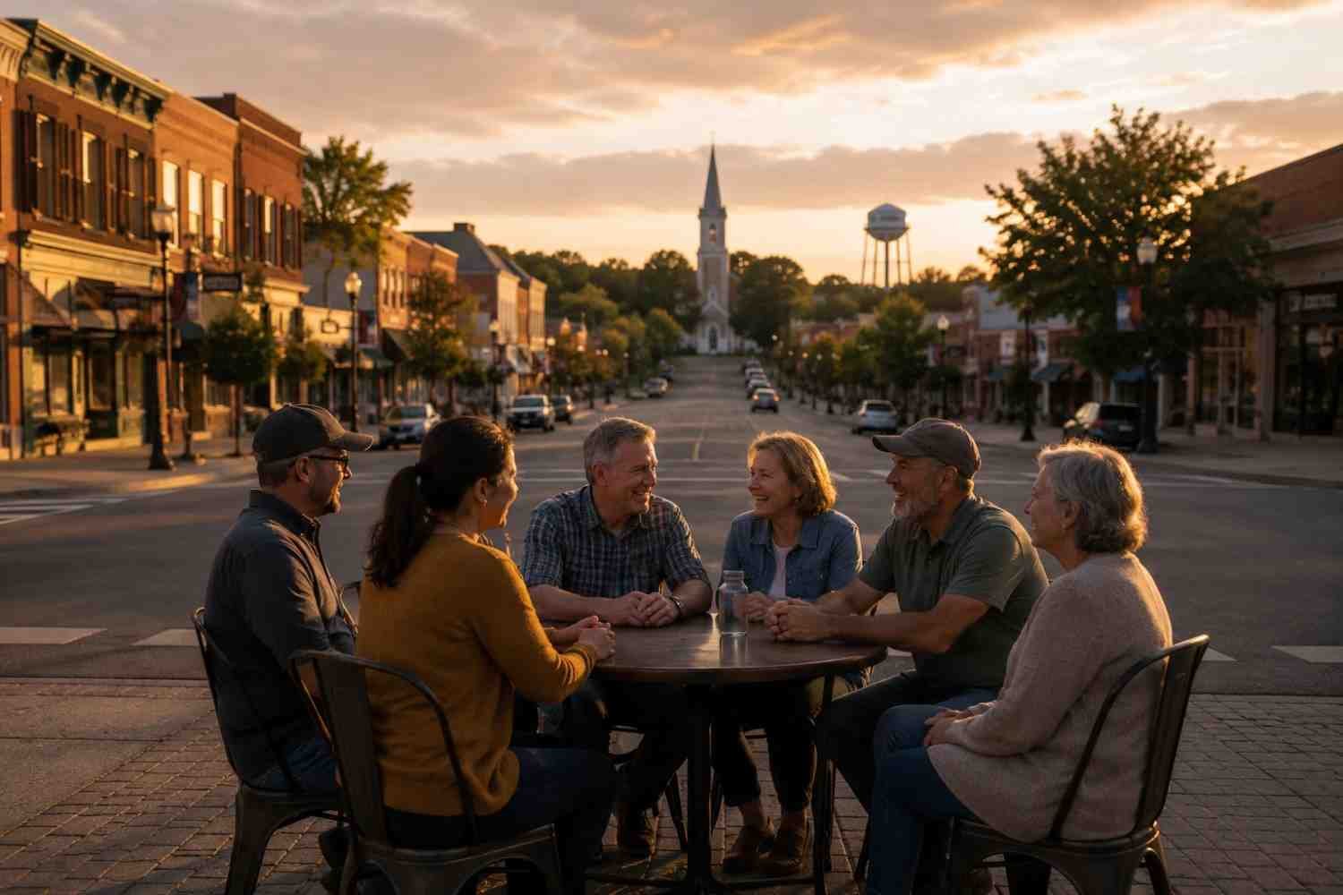 Local Trust Helps Reduce Polarization